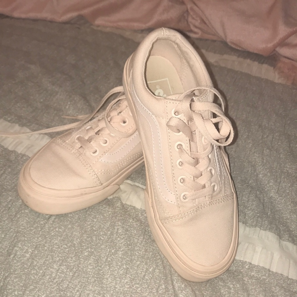 VANS monochrome light pink old skool